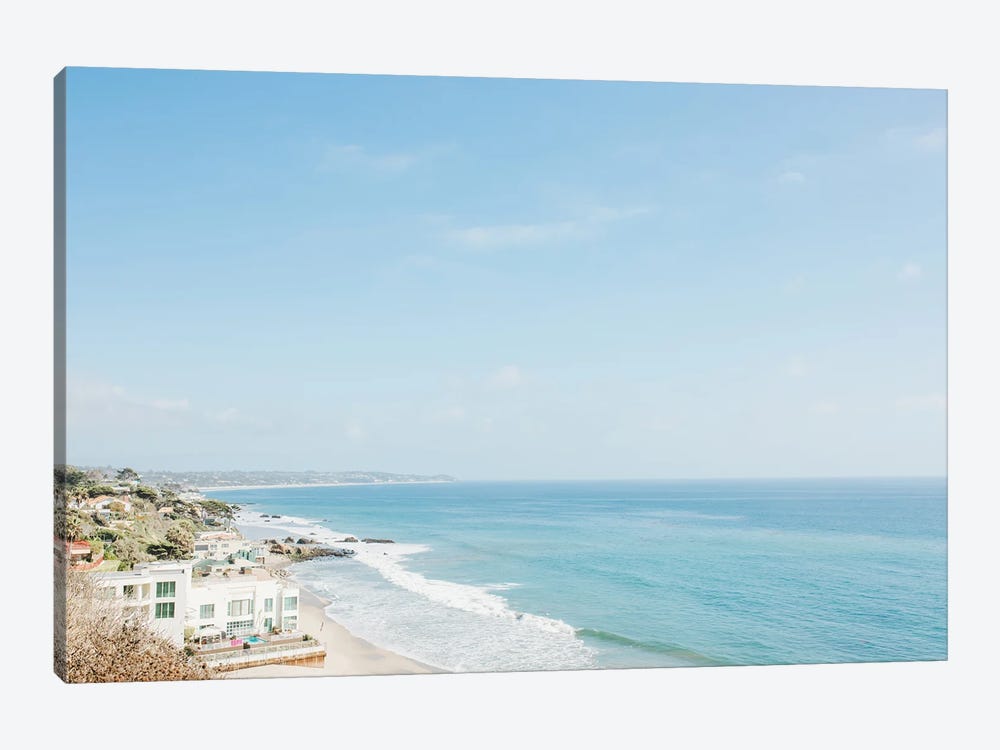 Malibu California Landscape Ocean Print 1-piece Canvas Print