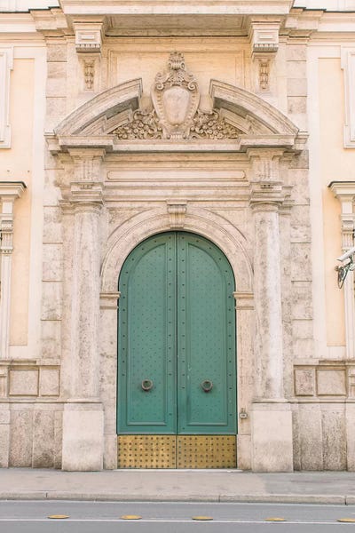 Lazio: Blue And Gold Door, Rome, Italy by lovelylittlehomeco