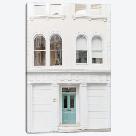 Blue Door I, London, England Canvas Print #LLH15} by lovelylittlehomeco Canvas Artwork