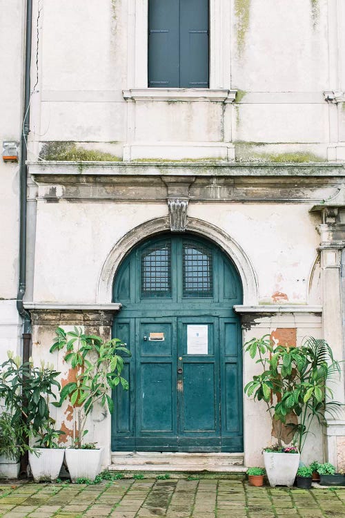 Blue Door, Venice, Italy by lovelylittlehomeco wall art