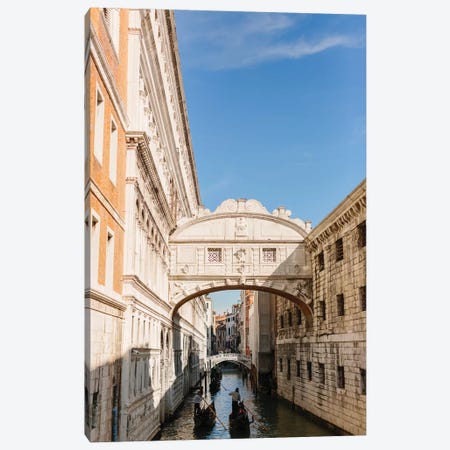 Bridge Of Sighs, Venice, Italy Canvas Print #LLH22} by lovelylittlehomeco Canvas Wall Art
