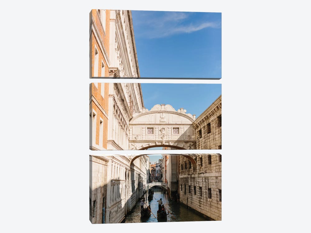 Bridge Of Sighs, Venice, Italy by lovelylittlehomeco 3-piece Canvas Wall Art