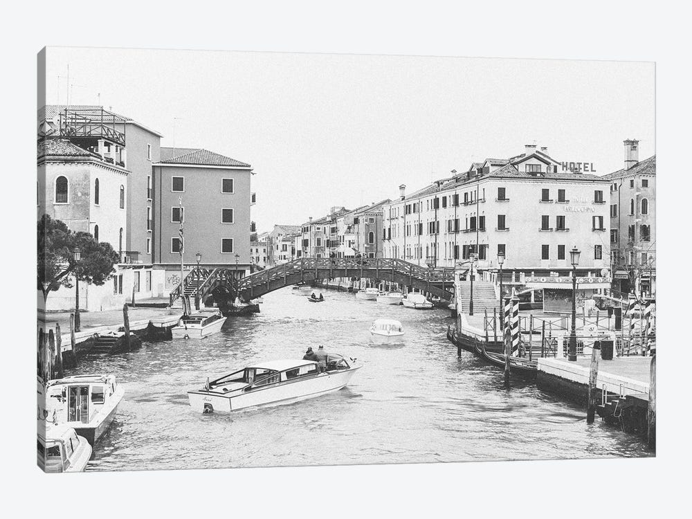 Bridge Over Canal, Venice, Italy 1-piece Canvas Print