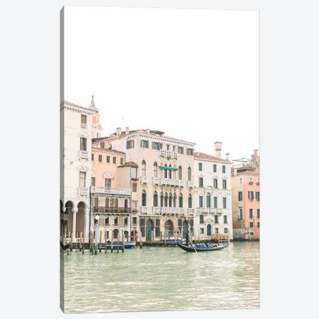 Buildings Along Canal I, Venice, Italy Canvas Print #LLH29} by lovelylittlehomeco Canvas Artwork