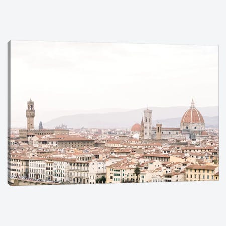 Cityscape III, Florence, Italy Canvas Print #LLH40} by lovelylittlehomeco Canvas Wall Art