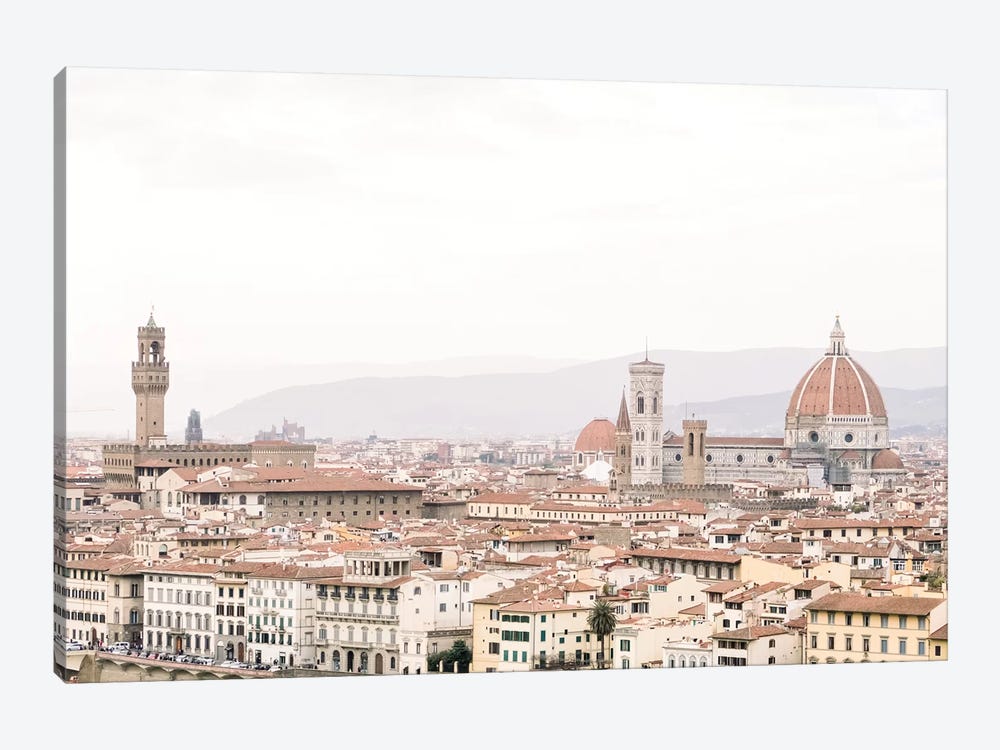 Cityscape III, Florence, Italy by lovelylittlehomeco 1-piece Canvas Wall Art