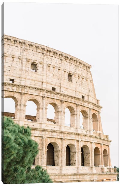 Colosseum I, Rome, Italy Canvas Art Print - lovelylittlehomeco