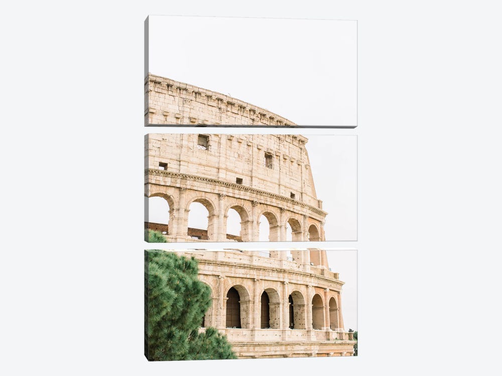 Colosseum I, Rome, Italy by lovelylittlehomeco 3-piece Canvas Wall Art
