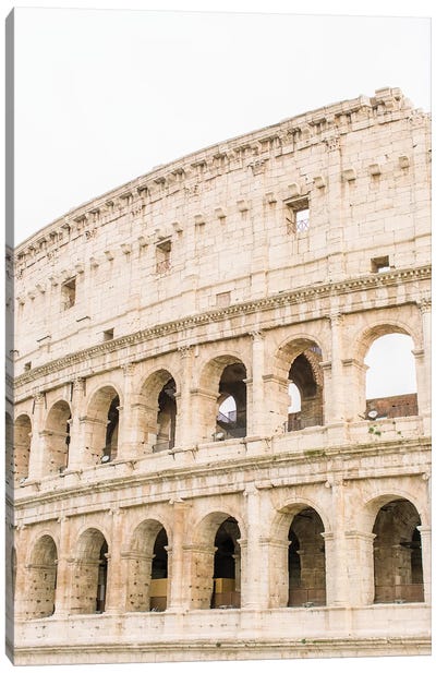 Colosseum II, Rome, Italy Canvas Art Print - lovelylittlehomeco