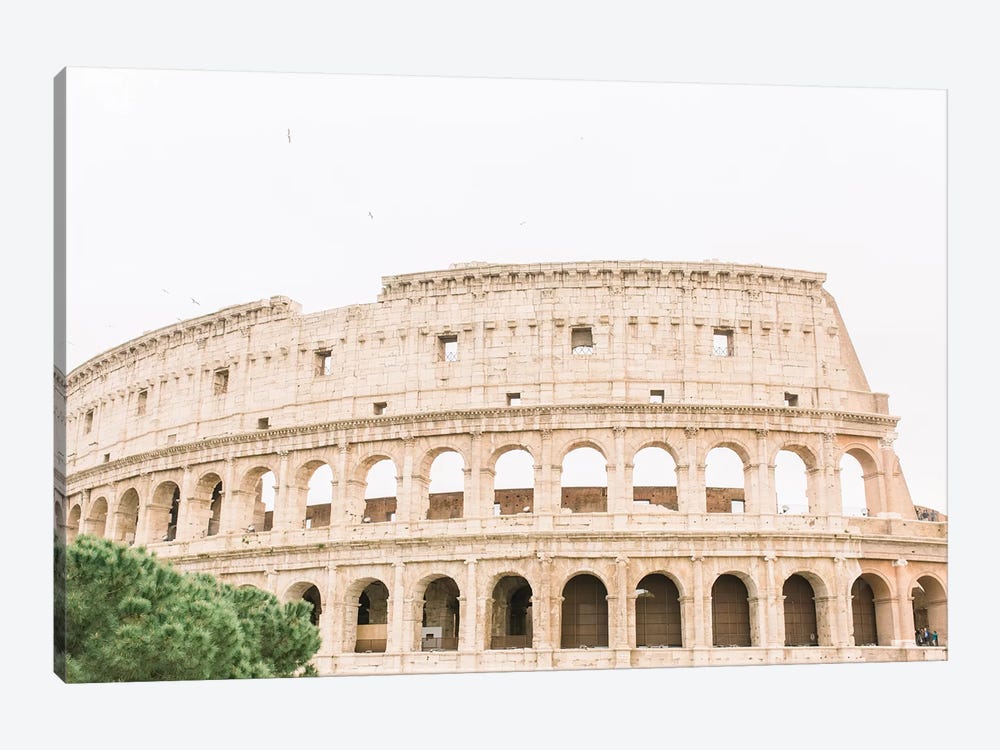 Colosseum III, Rome, Italy by lovelylittlehomeco 1-piece Canvas Wall Art