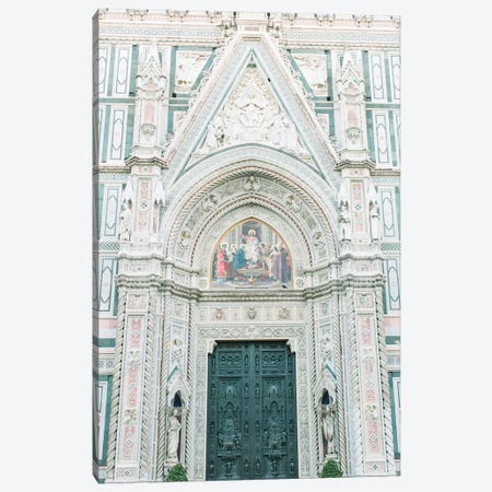 Duomo Cathedral Details, Florence, Italy Canvas Print #LLH56} by lovelylittlehomeco Canvas Artwork