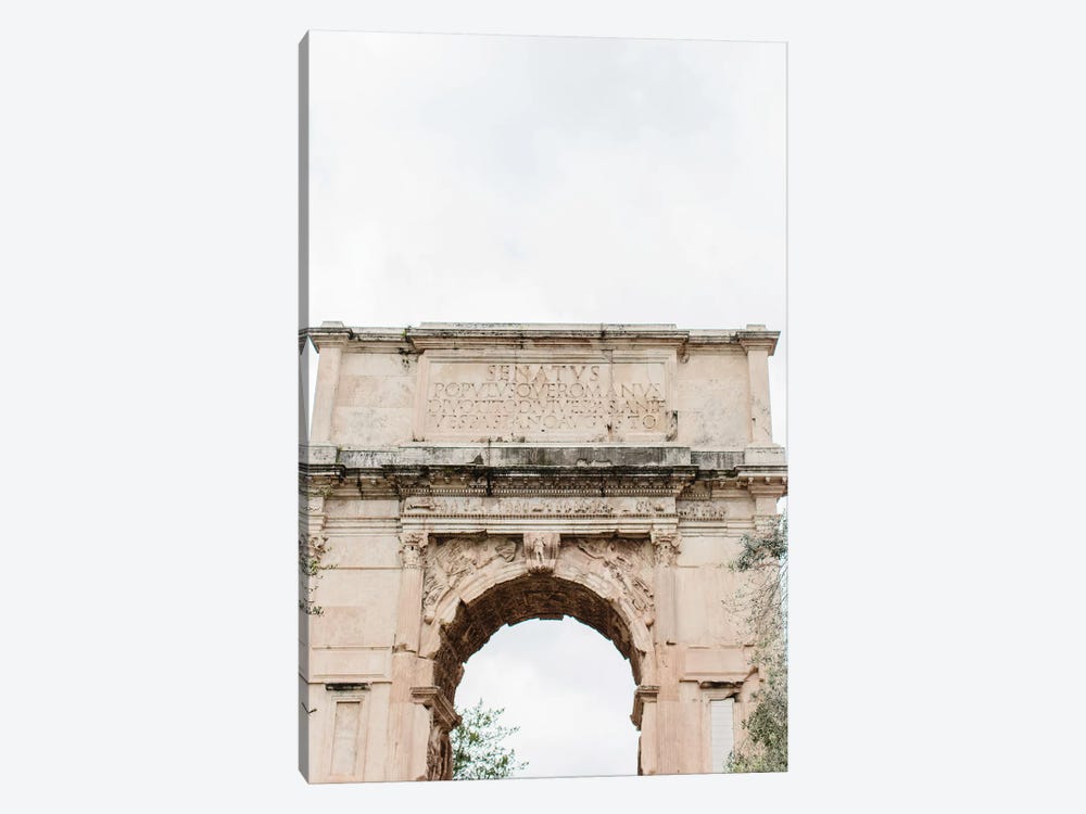 Arch, Rome, Italy by lovelylittlehomeco 1-piece Canvas Print