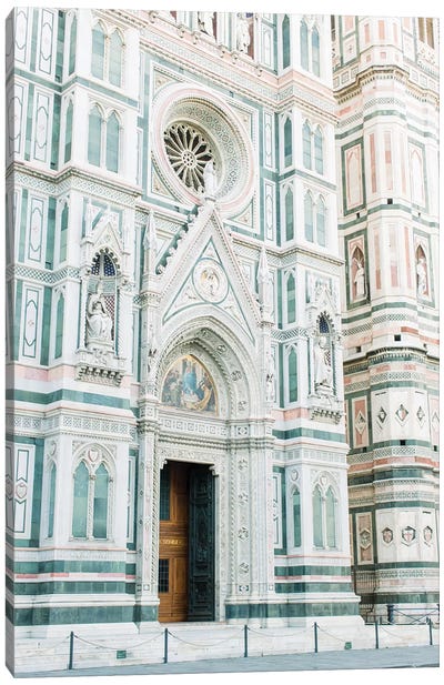Duomo Cathedral Side View, Florence, Italy Canvas Art Print - lovelylittlehomeco