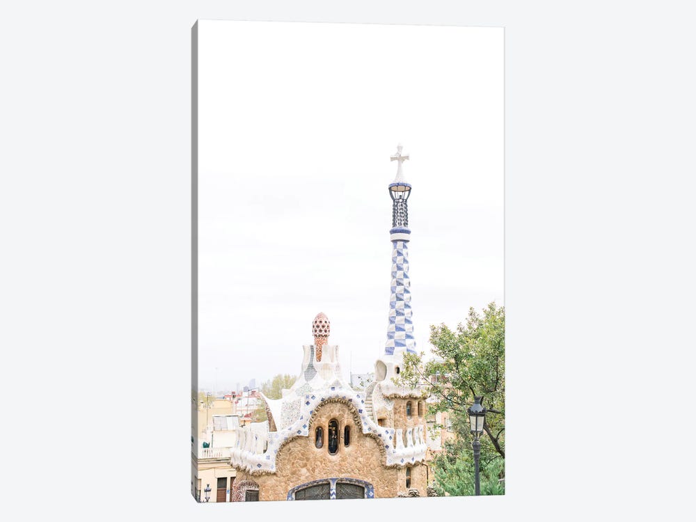 Gaudi Works, Park Güell, Barcelona, Spain by lovelylittlehomeco 1-piece Art Print