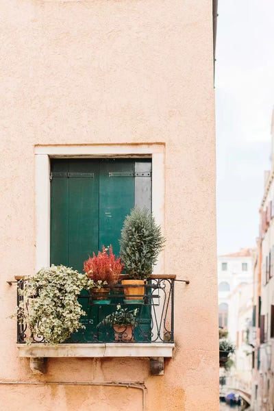 Veneto: Green Shutters, Venice, Italy by lovelylittlehomeco