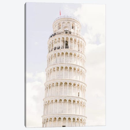 Leaning Tower Of Pisa II, Pisa, Italy Canvas Print #LLH75} by lovelylittlehomeco Canvas Wall Art