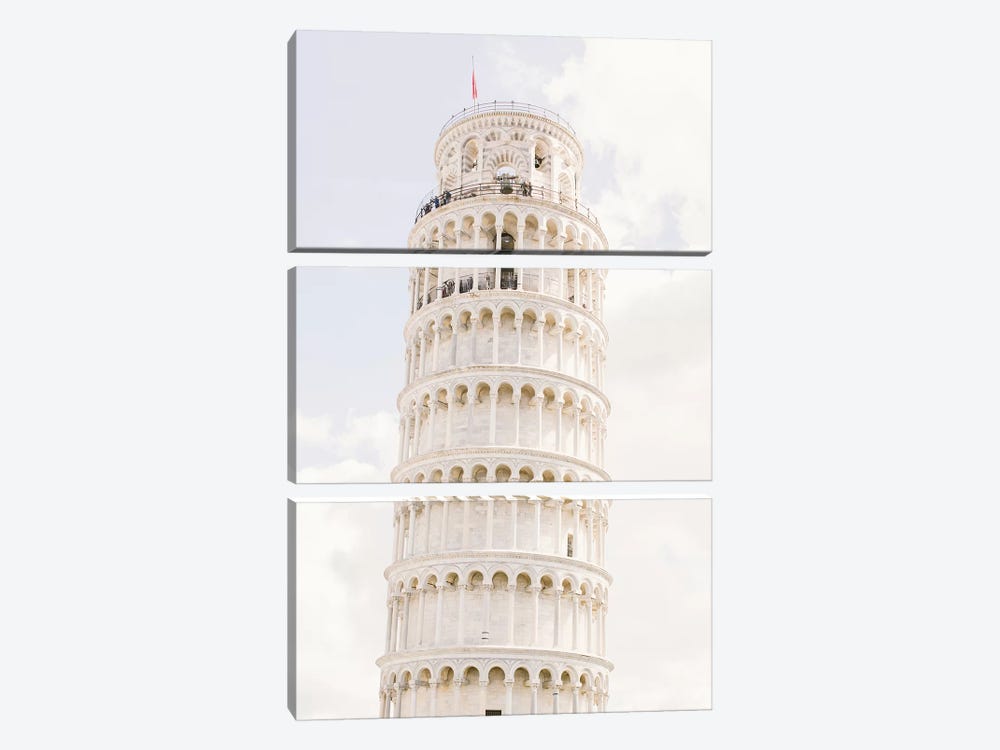 Leaning Tower Of Pisa II, Pisa, Italy by lovelylittlehomeco 3-piece Canvas Wall Art
