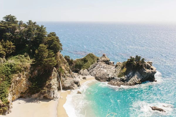 Big Sur: Mcway Falls Beach I, Big Sur, California by lovelylittlehomeco