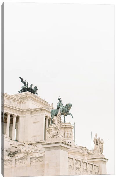 National Monument, Rome, Italy Canvas Art Print - lovelylittlehomeco