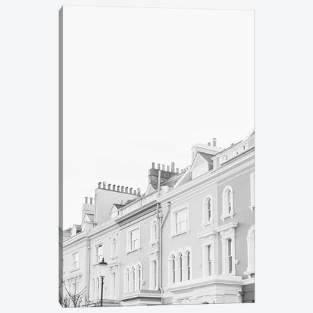 Notting Hill Rooftops, London, England In Black & White Canvas Print #LLH86} by lovelylittlehomeco Canvas Print
