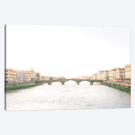 Ponte Alla Grazie, Florence, Italy Canvas Print #LLH92} by lovelylittlehomeco Art Print