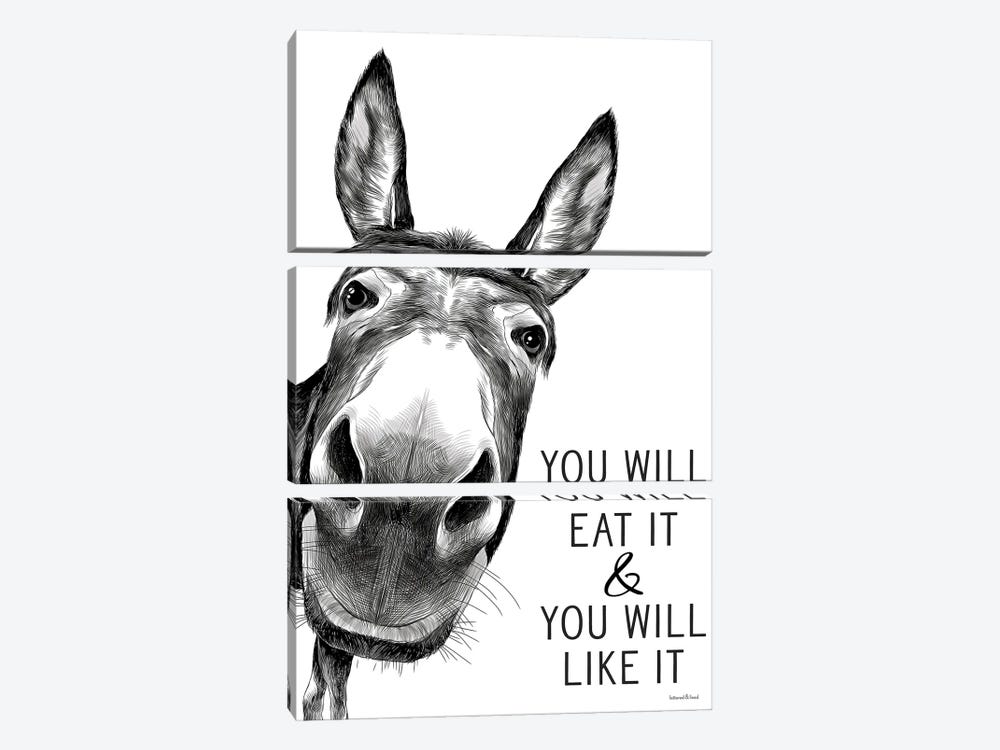 You Will Eat It by lettered & lined 3-piece Canvas Wall Art