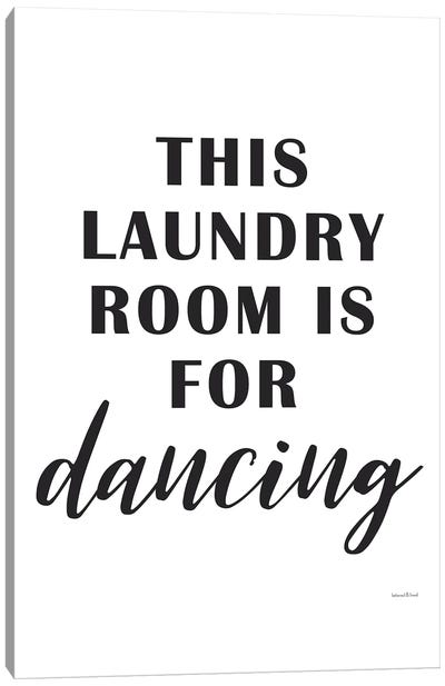 This Landry Room Canvas Art Print - lettered & lined