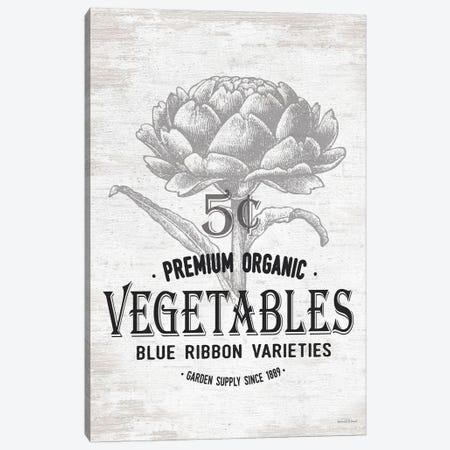 Vegetables Canvas Print #LLI114} by lettered & lined Canvas Artwork