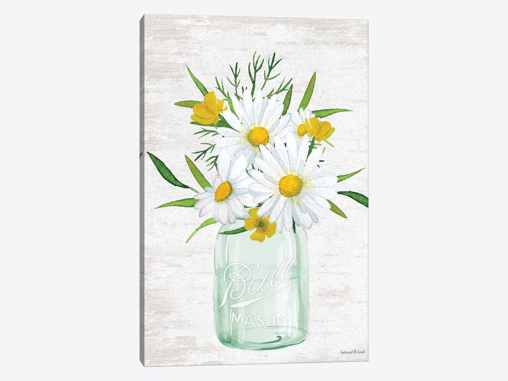 Floral Bouquet III by lettered & lined 1-piece Canvas Artwork