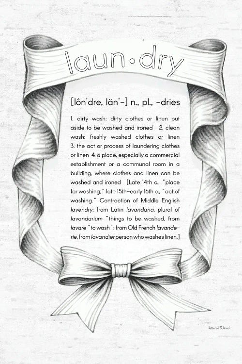 Laundry Definition - Bow Series