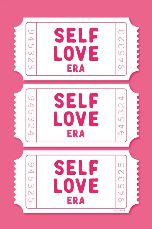 Self Love Era by lettered & lined wall art