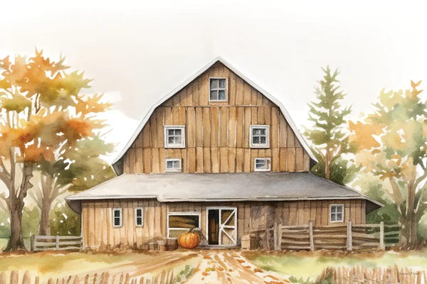 lettered & lined: Countryside In Autumn by lettered & lined