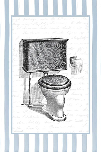 lettered & lined: Vintage Toilet by lettered & lined