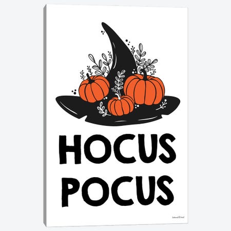 Hocus Pocus Canvas Print #LLI55} by lettered & lined Canvas Art Print