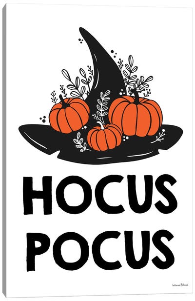 Hocus Pocus Canvas Art Print - Witch Art