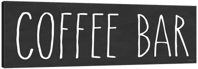 Coffee Bar Canvas Art Print - lettered & lined