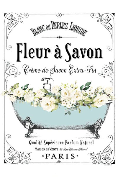 lettered & lined: French Bathroom Set I by lettered & lined