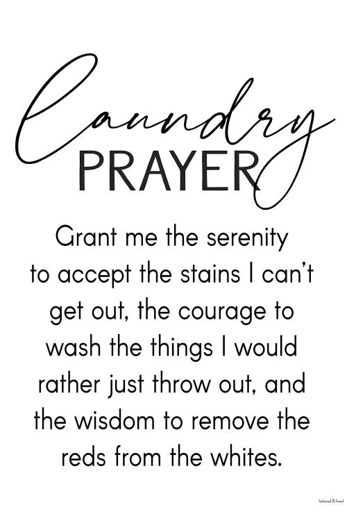 Laundry Prayer