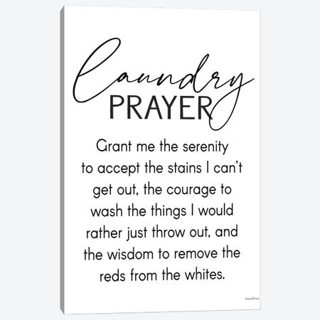 Laundry Prayer Canvas Print #LLI78} by lettered & lined Canvas Art
