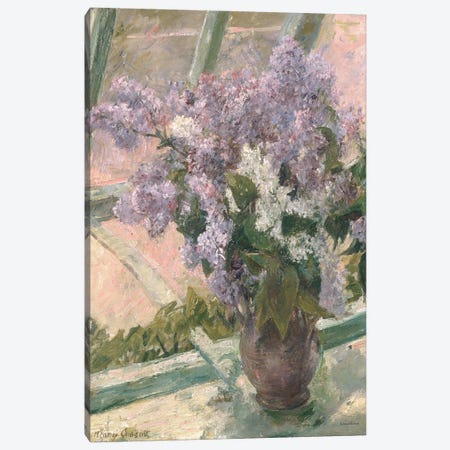 Lilacs In The Light Canvas Print #LLI85} by lettered & lined Canvas Artwork