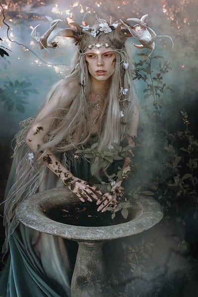 The Faun by Lillian Liu canvas print