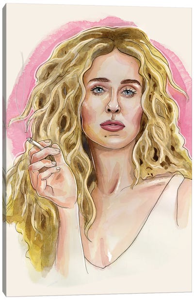 Carrie Bradshaw Canvas Art Print - Sex and the City (TV Series)
