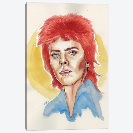 David Bowie Canvas Print #LLM15} by Sean Ellmore Canvas Print