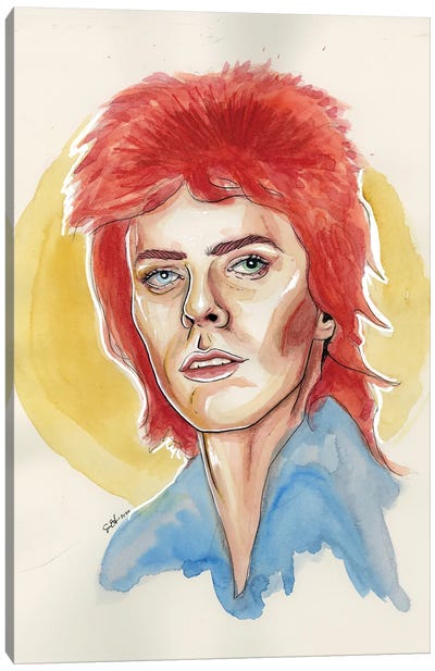 David Bowie Canvas Art Print - Sean Ellmore