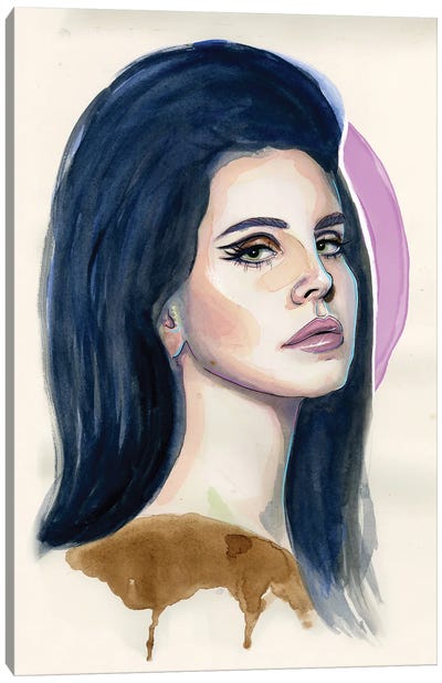 Lana Del Rey I Canvas Art Print - Sean Ellmore
