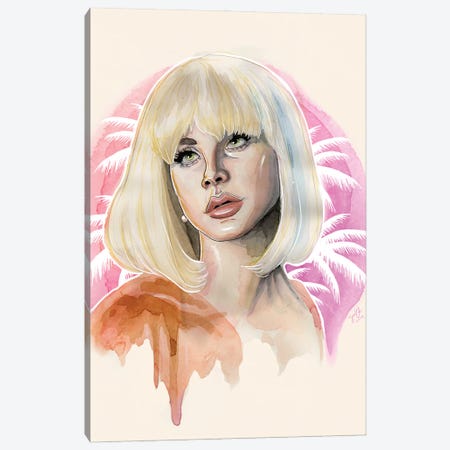 Lana Del Rey II Canvas Print #LLM24} by Sean Ellmore Canvas Artwork