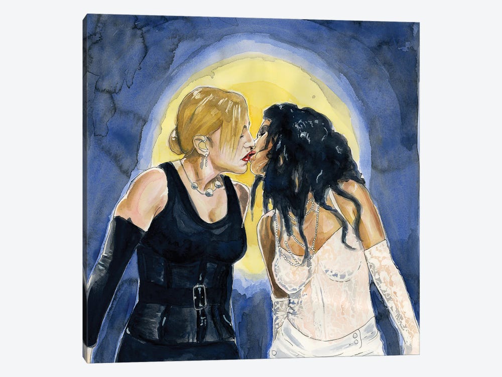 Like a Virgin II - Madonna And Christina Aguilera by Sean Ellmore 1-piece Canvas Artwork