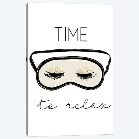 Time To Relax Canvas Print #LLN129} by LaLana Arts Art Print
