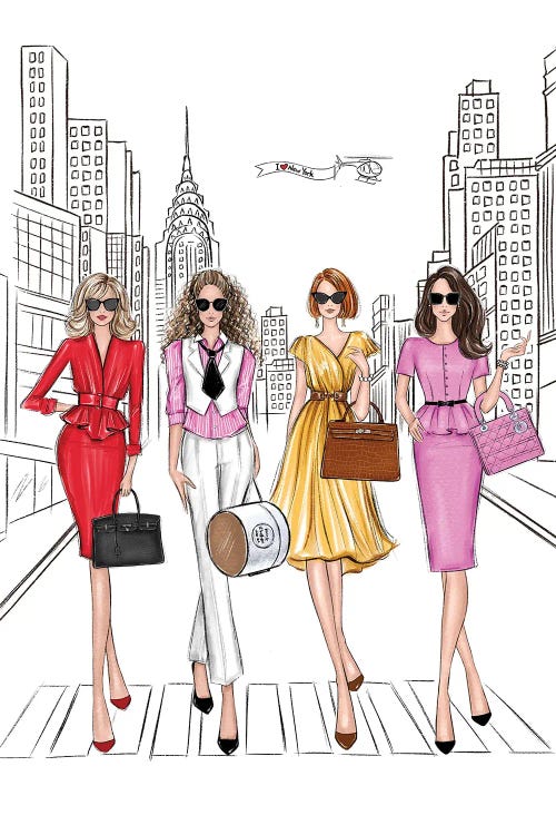 Satc by LaLana Arts wall art