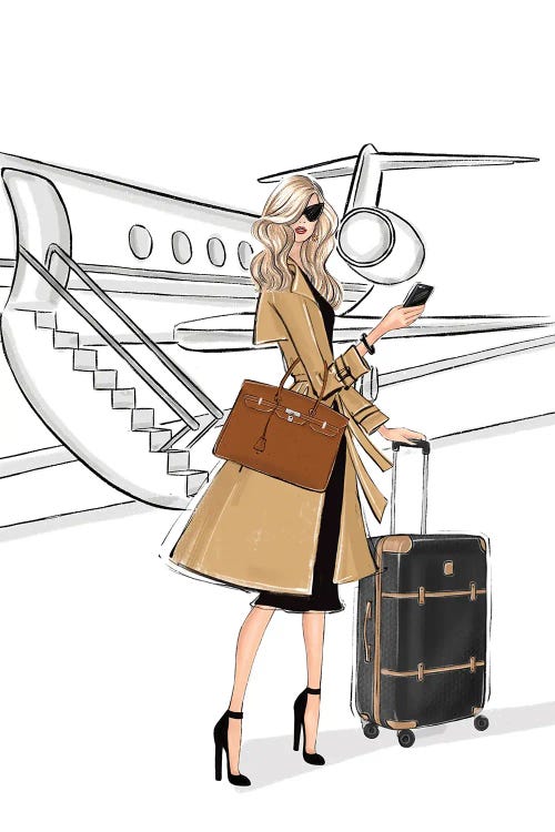 Business Trip Blonde Girl